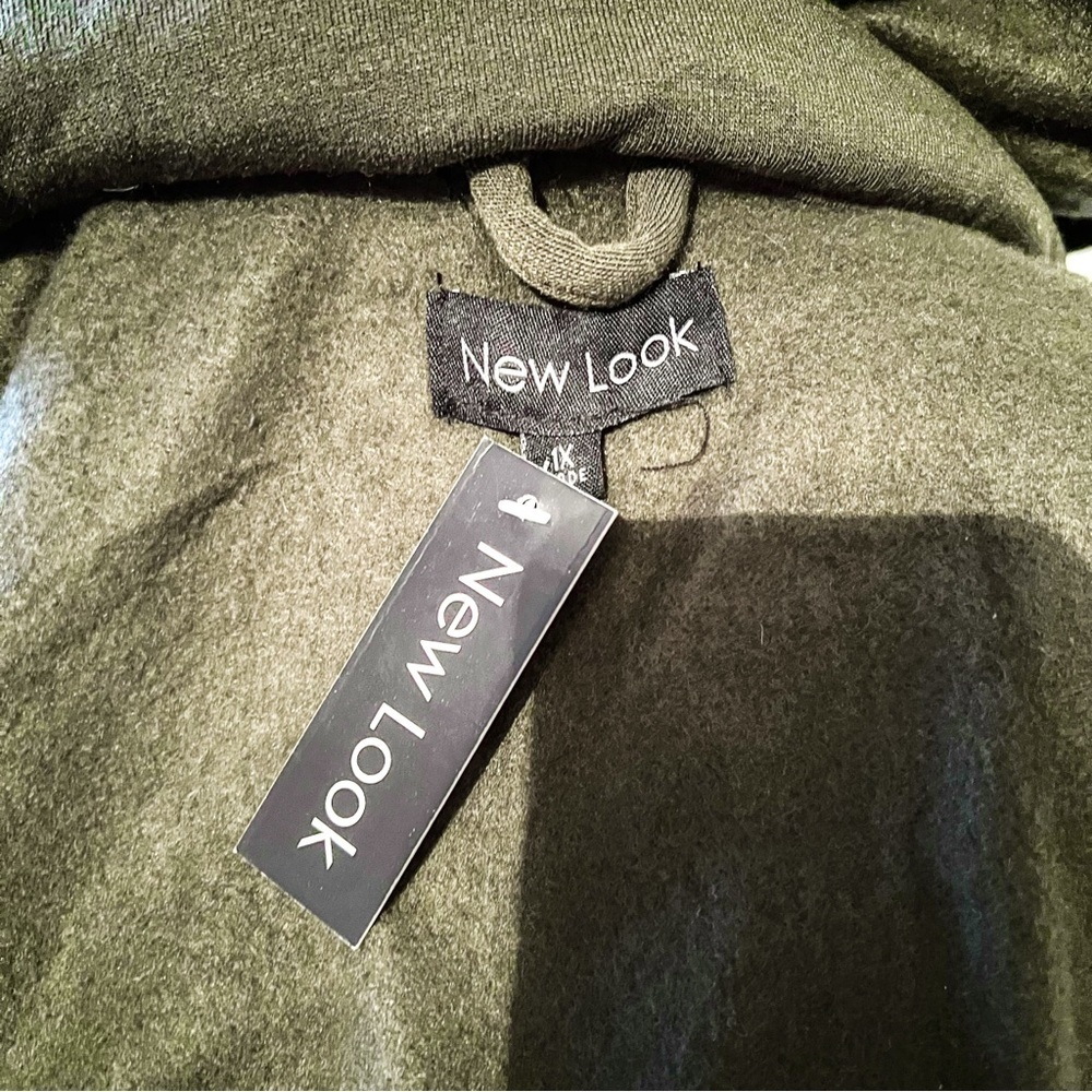 New Look Hooded Fleece Utility Jacket - Picture 3 of 4